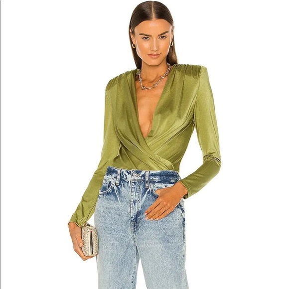 Bronx & Banco x Revolve Bodysuit in Olive - Picture 1 of 12